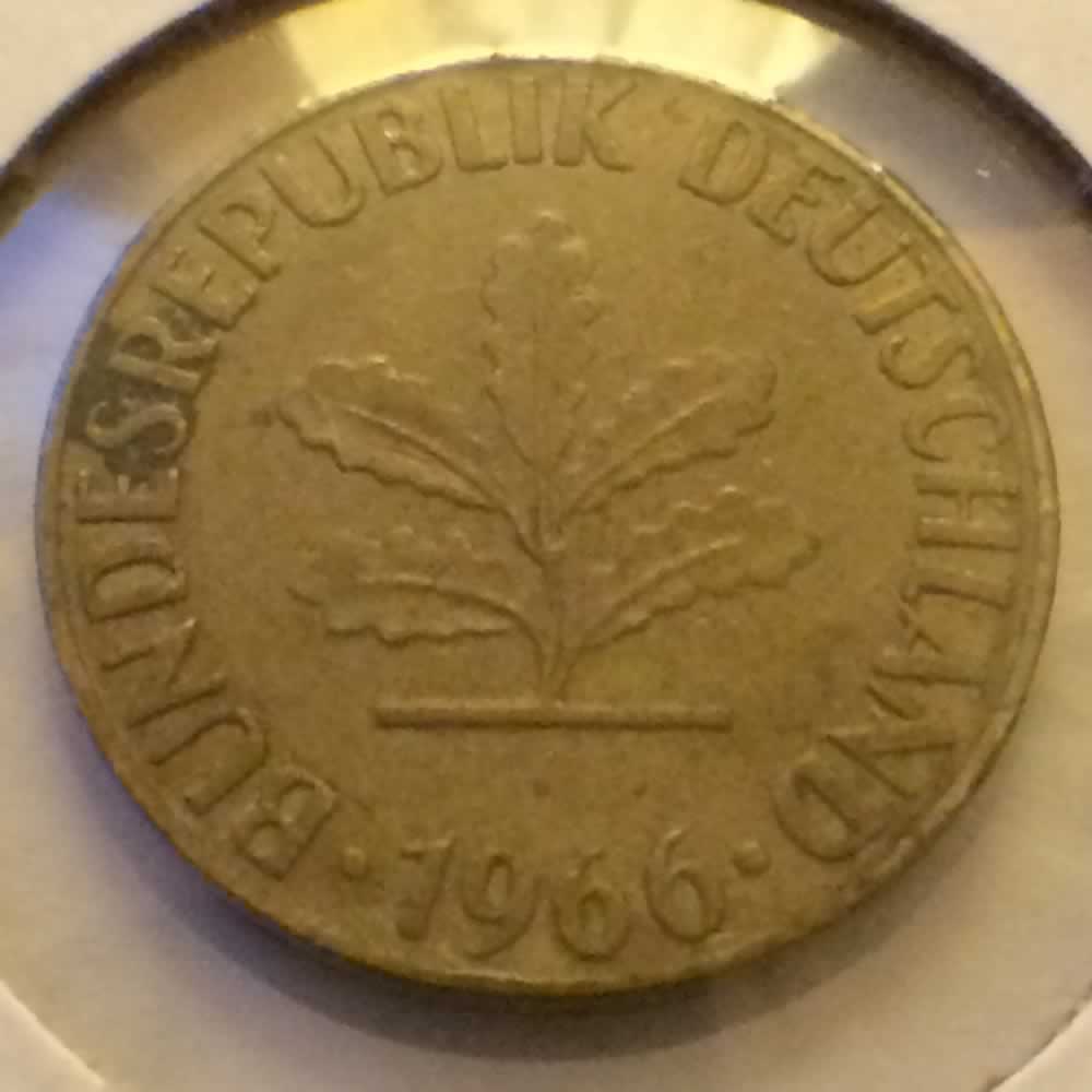 Germany 1966 J 5 Pfennig ( 5pf ) - Reverse