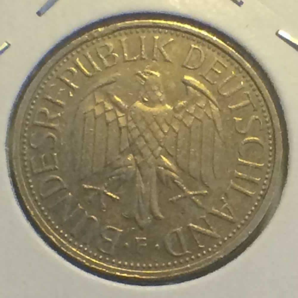 Germany 1982 F 1 Deutsche Mark ( DM 1 ) - Obverse