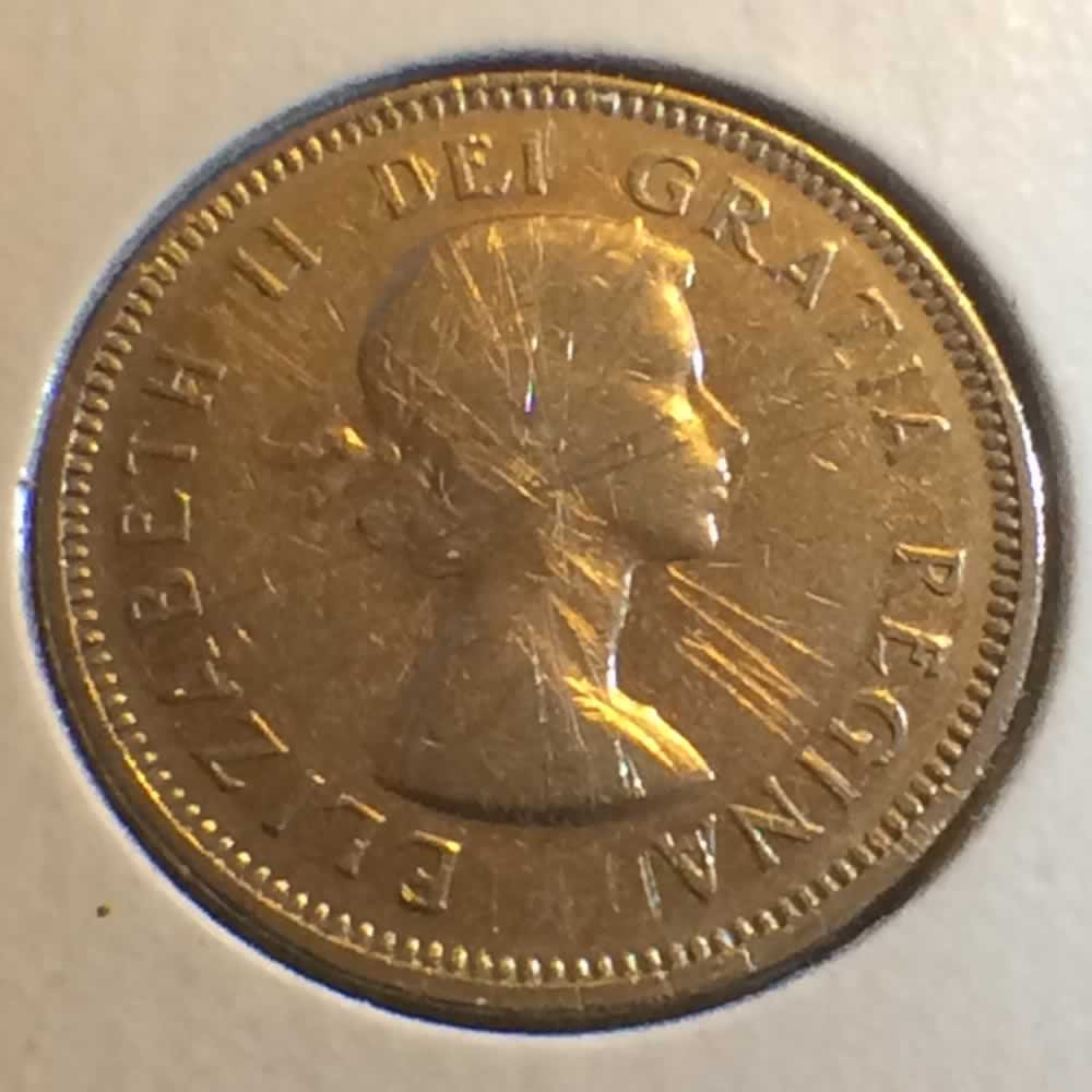 Canada 1963  Canadian Nickel ( C5C ) - Obverse
