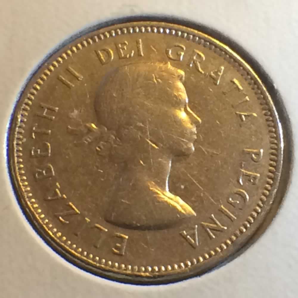 Canada 1964  Canadian Nickel ( C5C ) - Obverse