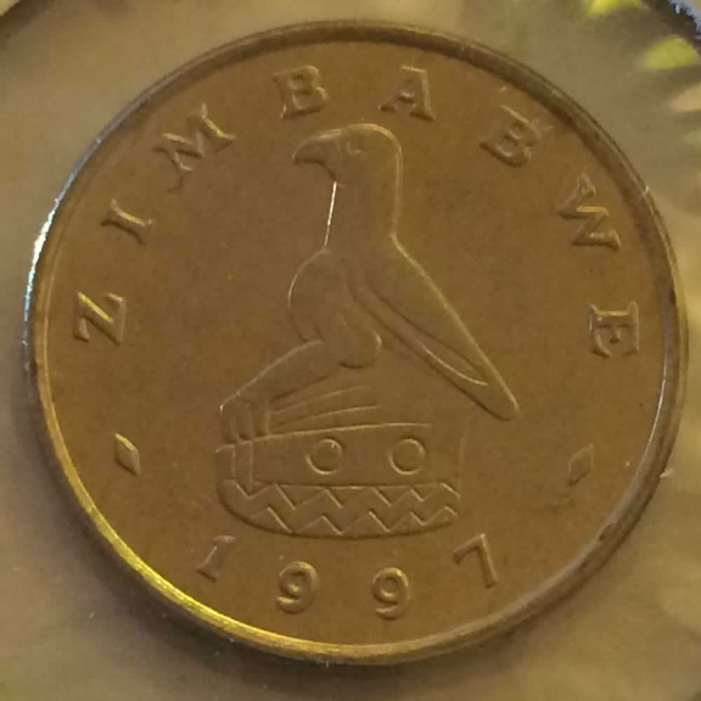 Zimbabwe 1997  Zimbabwe 5 Cents ( 5c ) - Obverse