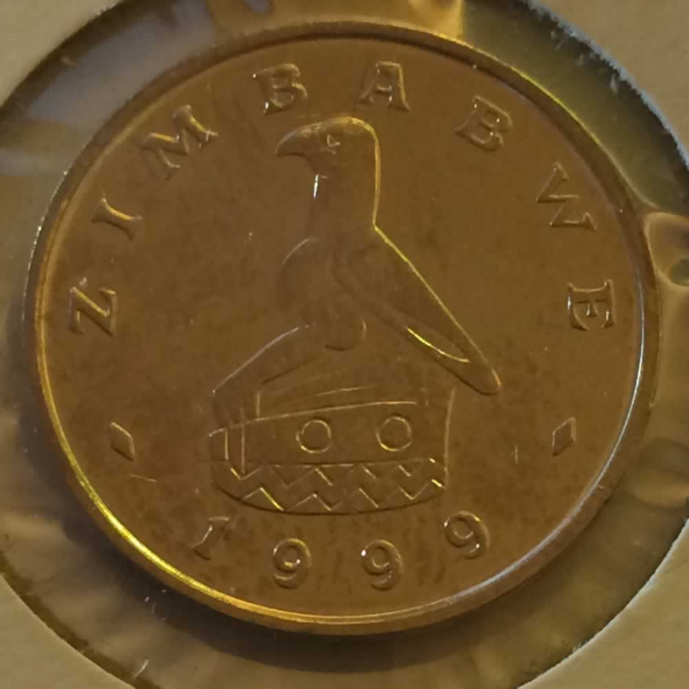 Zimbabwe 1999  Zimbabwe 10 Cents ( 10c ) - Obverse