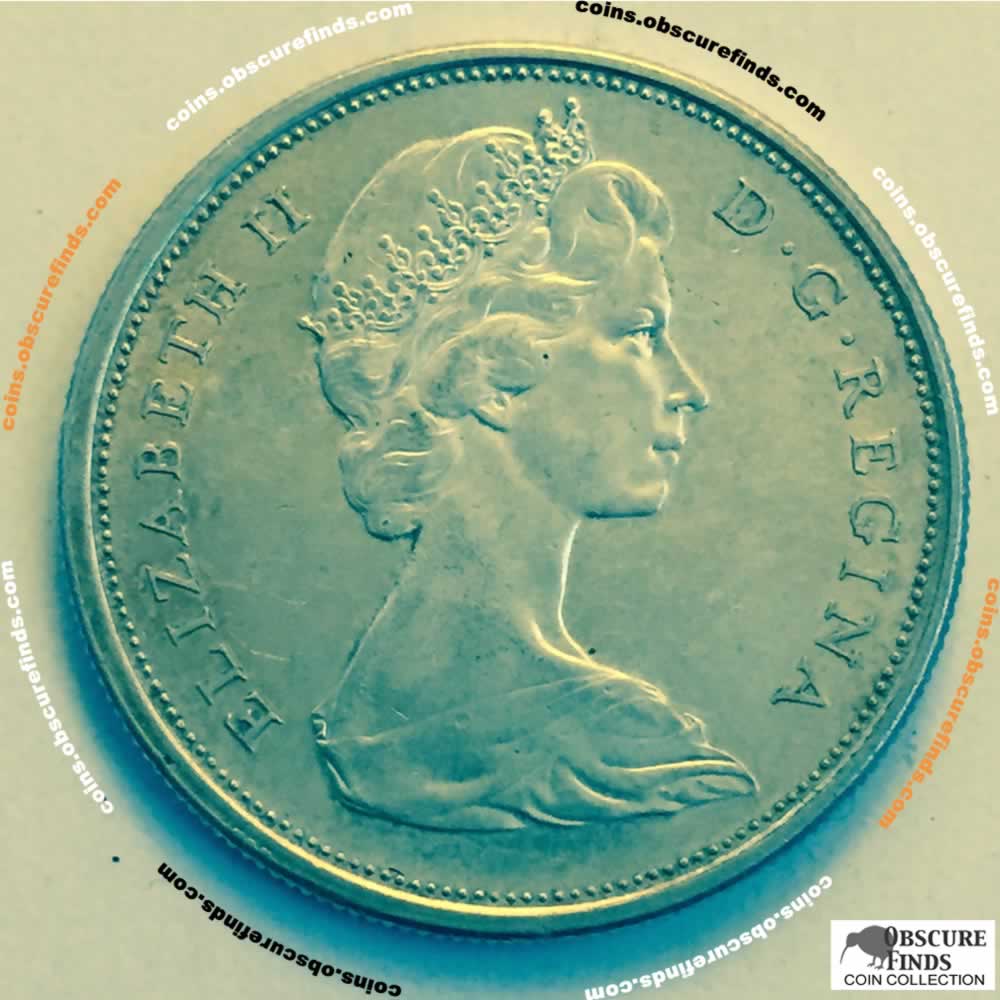 Canada 1965  Canadian 50 Cents ( C50C ) - Obverse