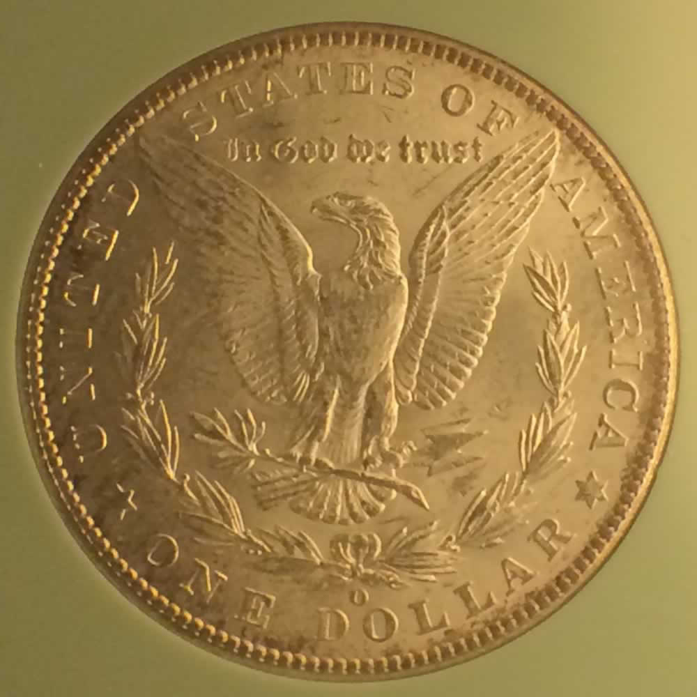 US 1902 O Morgan ( S$1 ) - Reverse