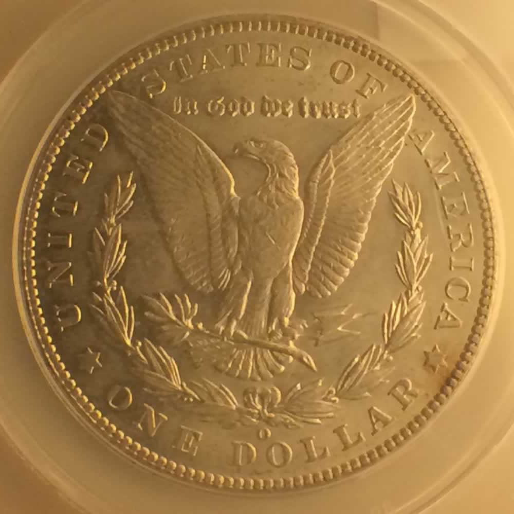 US 1902 O Morgan ( S$1 ) - Reverse