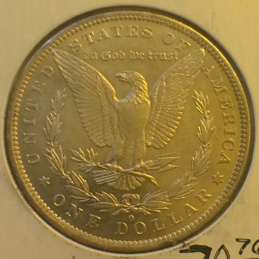 US 1881 O Morgan Dollar ( S$1 ) - Reverse