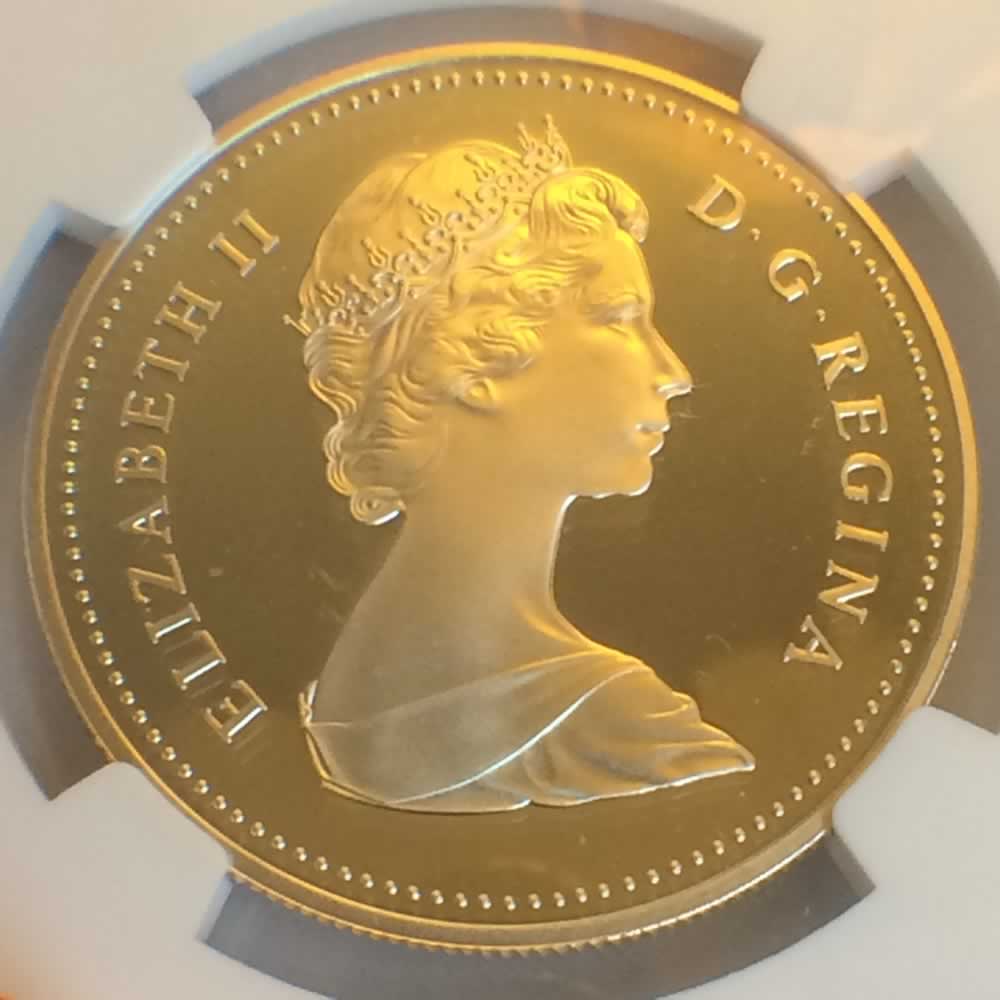 Canada 1984  Toronto Silver Dollar ( CS$1 ) - Obverse