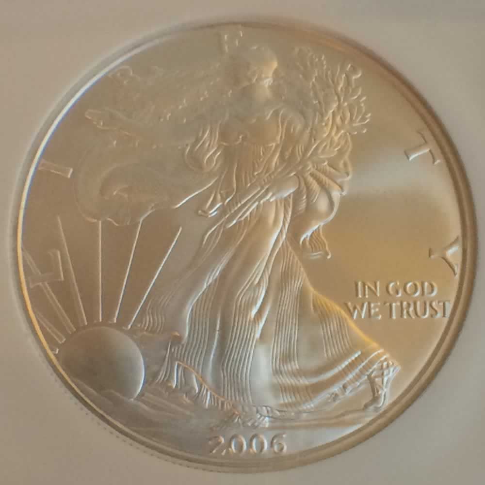 US 2006  Silver Eagle ( S$1 ) - Obverse