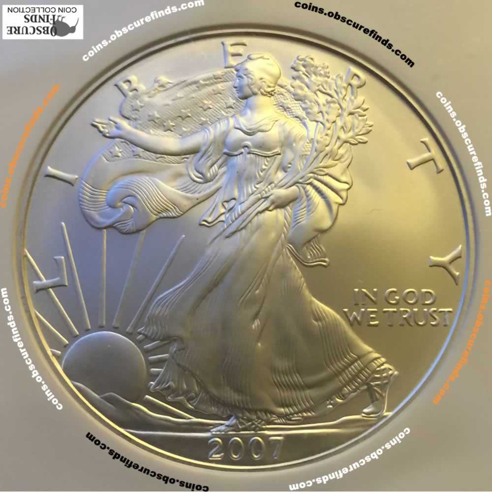 US 2007  Silver Eagle ( S$1 ) - Obverse