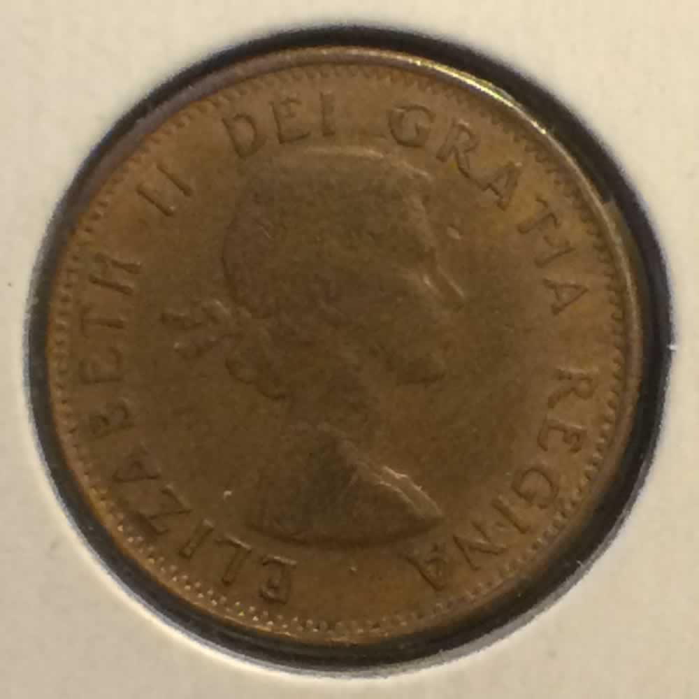 Canada 1962  Canadian 1 Cent ( C1C ) - Obverse