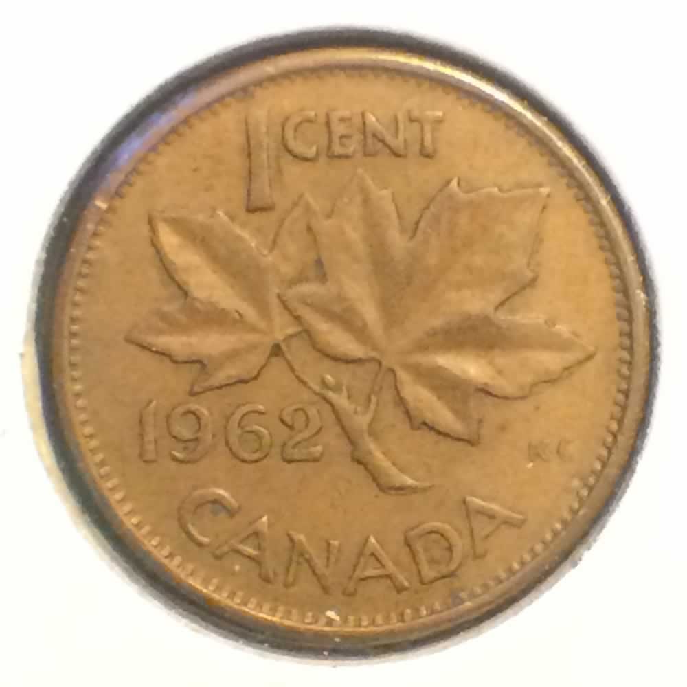 Canada 1962  Canadian 1 Cent ( C1C ) - Reverse