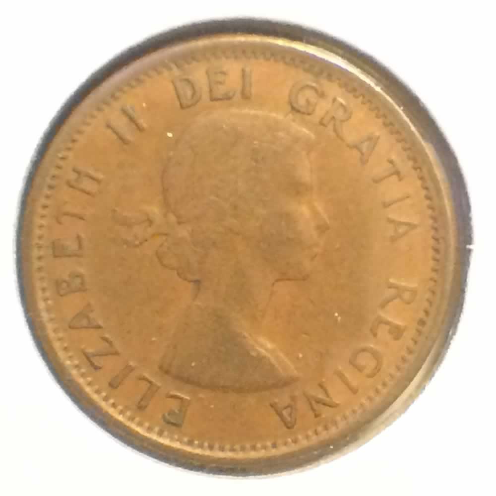 Canada 1960  Canadian 1 Cent ( C1C ) - Obverse