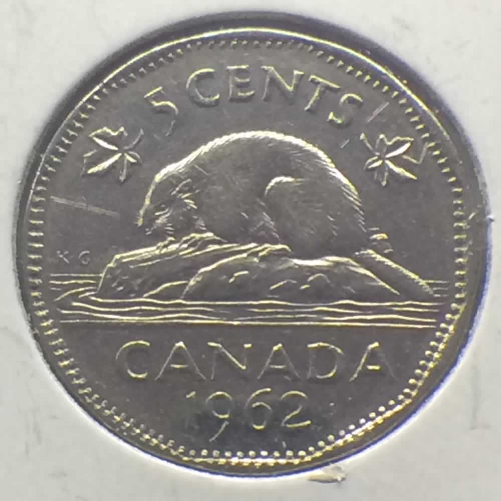 Canada 1962  Canadian 5 Cents ( C5C ) - Reverse