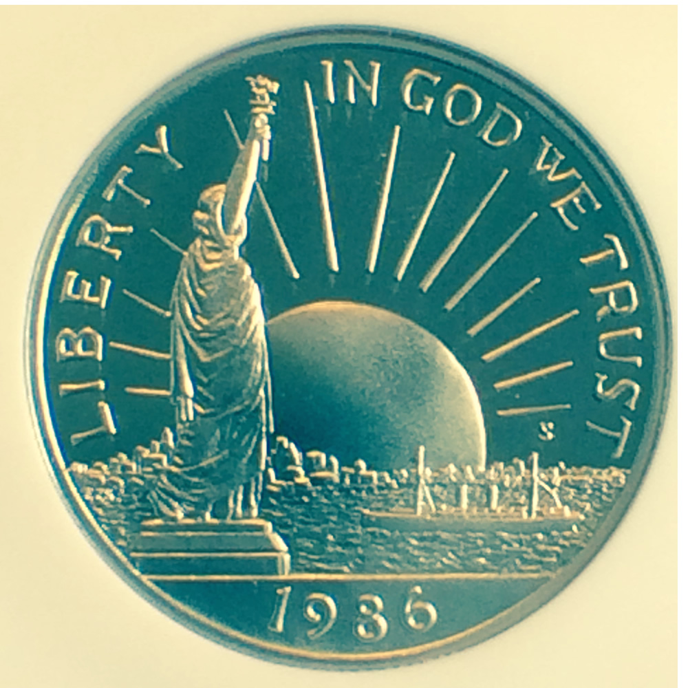 1986 S Liberty Half Dollar 