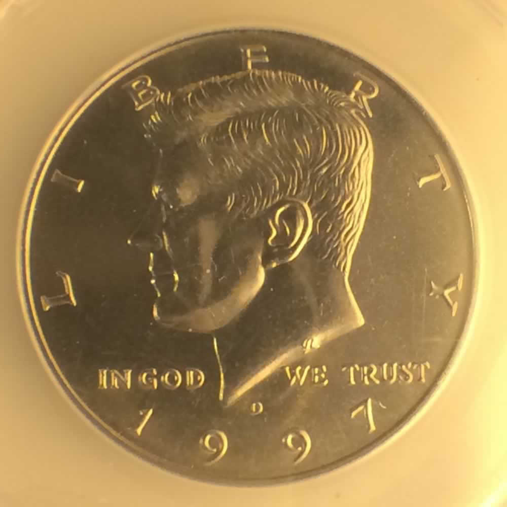 US 1997 D Kennedy Half Dollar ( 50C ) - Obverse