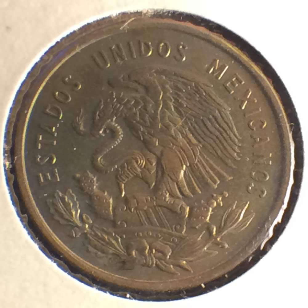 Mexico 1955 Mo 10 Centavos - Diez ( 10C ) - Reverse