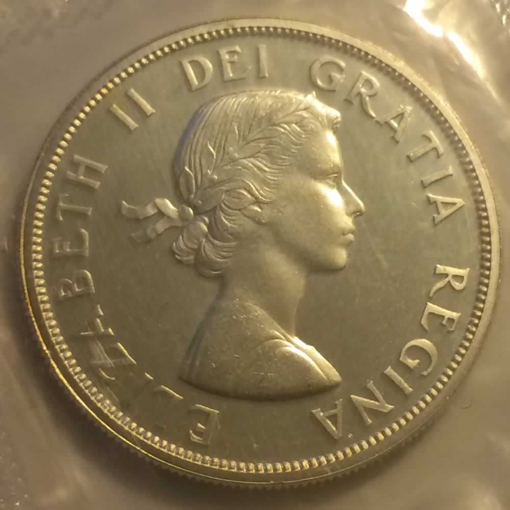 Canada 1961  Canadian Dollar RCM ( CS$1 ) - Obverse